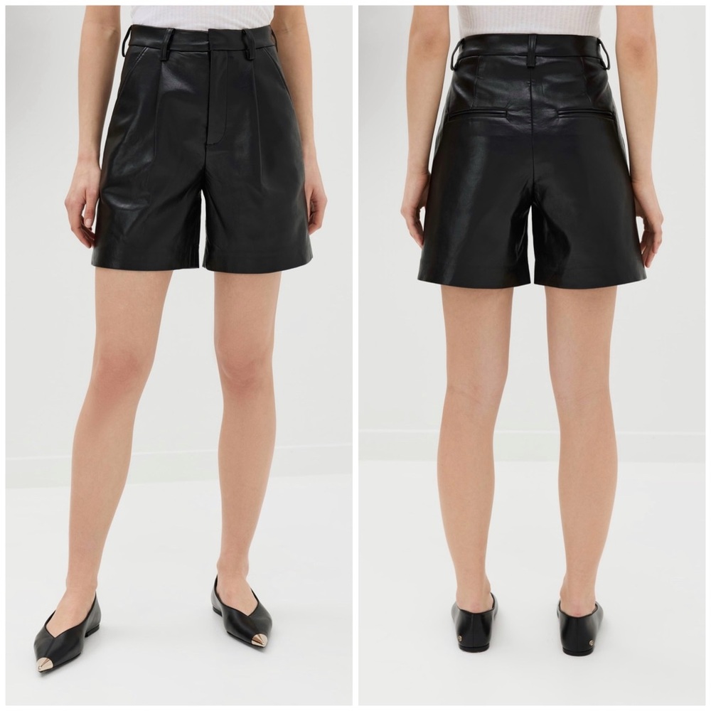 ANINE BING Carmen Short in Black Size 38
